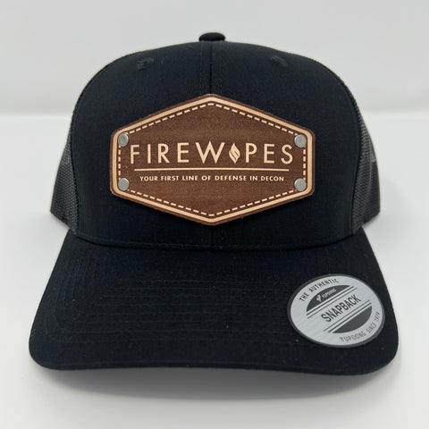 Firewipes SnapBack Hat - Black/Black