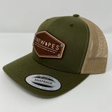 Firewipes SnapBack Hat - Green/Tan